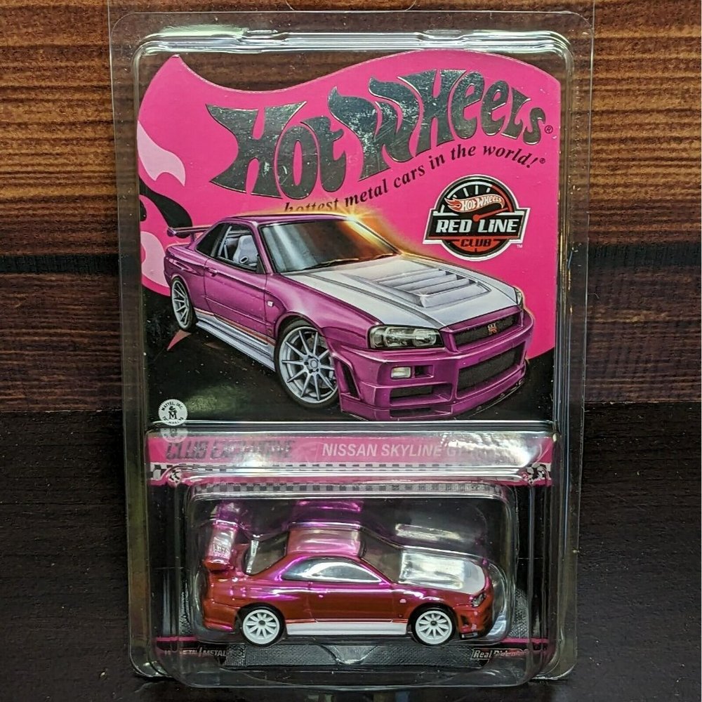 2023 Hot Wheels RLC Exclusive Pink Editions Nissan Skyline GT-R (BNR34) In Hand